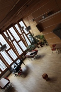 SJC Horánszky utca 14. és környéke, Jézus Szíve Templom, Loyola Café (külső) – 2014. február